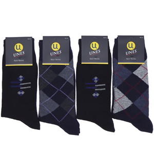 Unes Erkek Mevsimlik Likralı Soket Çorap