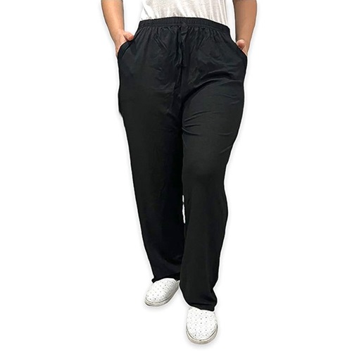 Menekşe Bayan Viskon Battal Cepli Pantolon 5XL