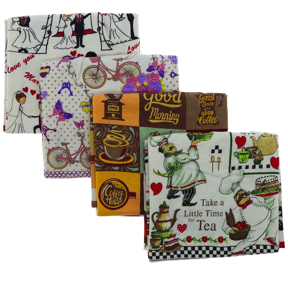 Melih Tekstil Desenli Havlulu Mutfak Önlüğü