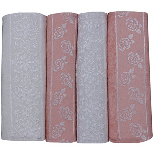 Resina Tekli Nakışlı Havlu Set