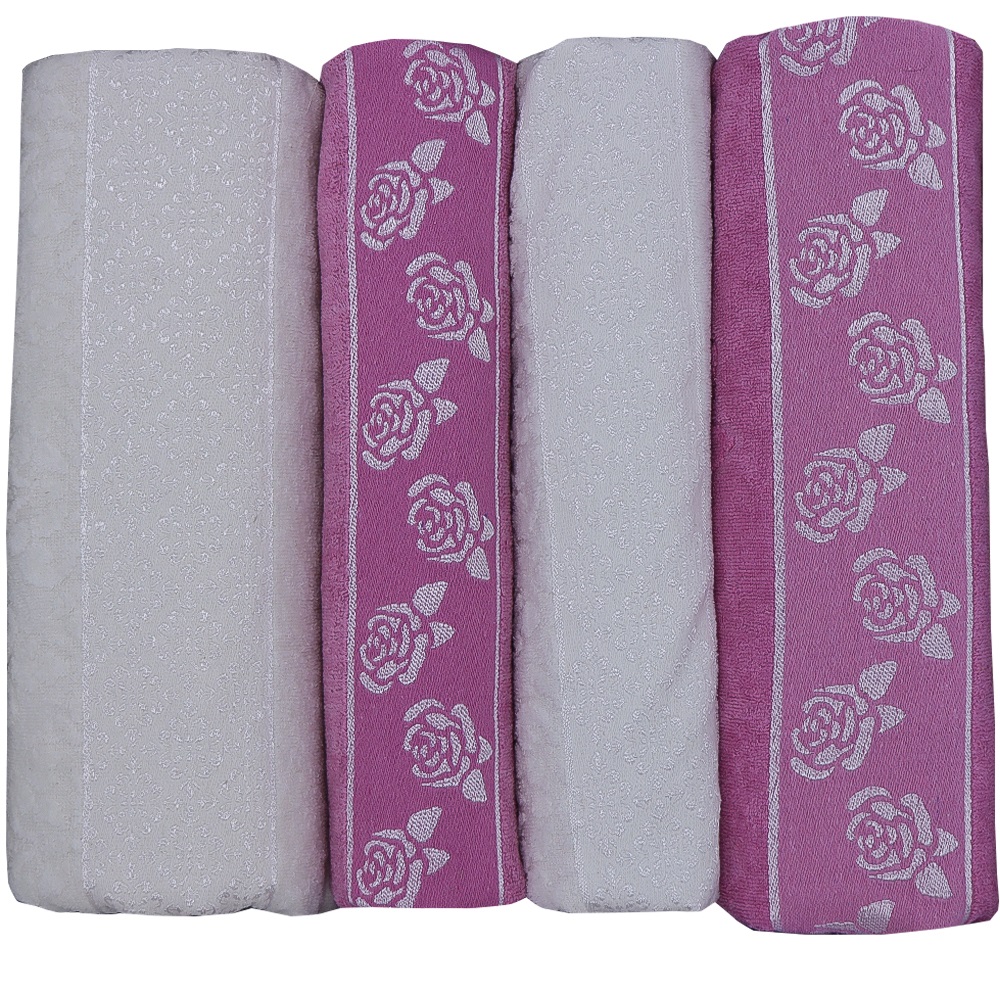 Resina Tekli Nakışlı Havlu Set