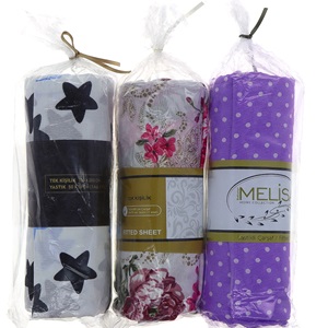 Melisa Desenli Tek Kişilik Lastikli Çarşaf 100X200 CM - G.Kurusu