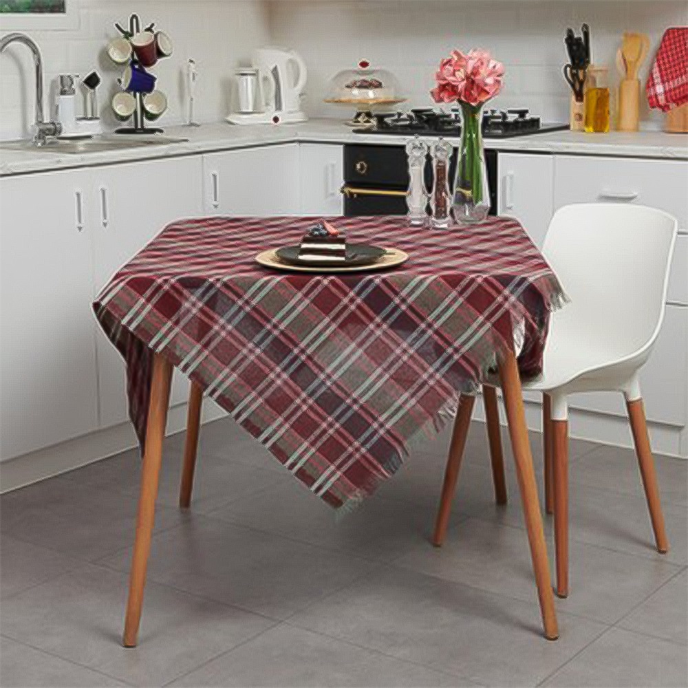 Rahmet Ekose Küçük Boy Sofra Bezi 140X140 Cm (20 Li)