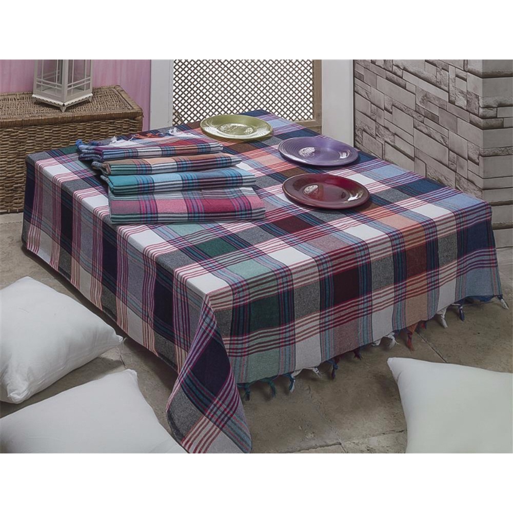 Rahmet Ekose Mega Boy Sofra Bezi 205 X205 Cm (10 Lu)