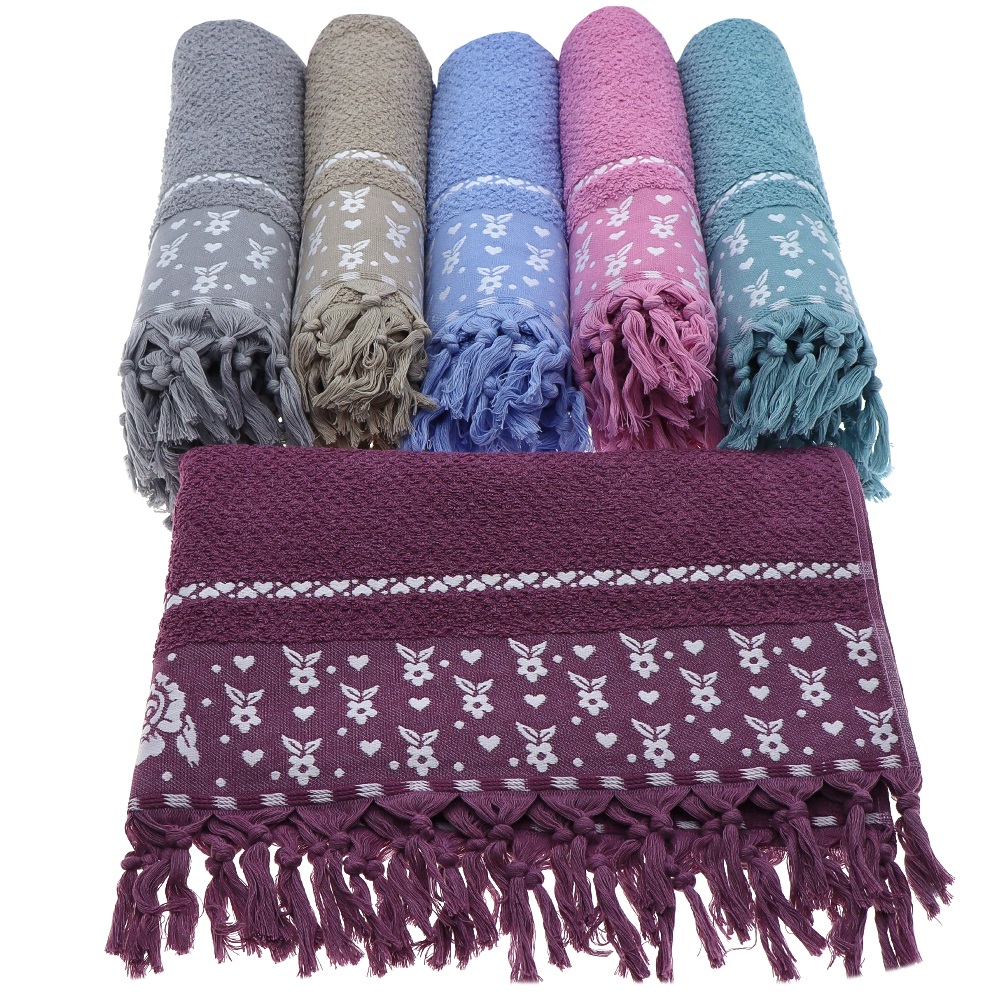 Goncagül 50x90 cm El Bağlamalı El -Yüz Havlusu