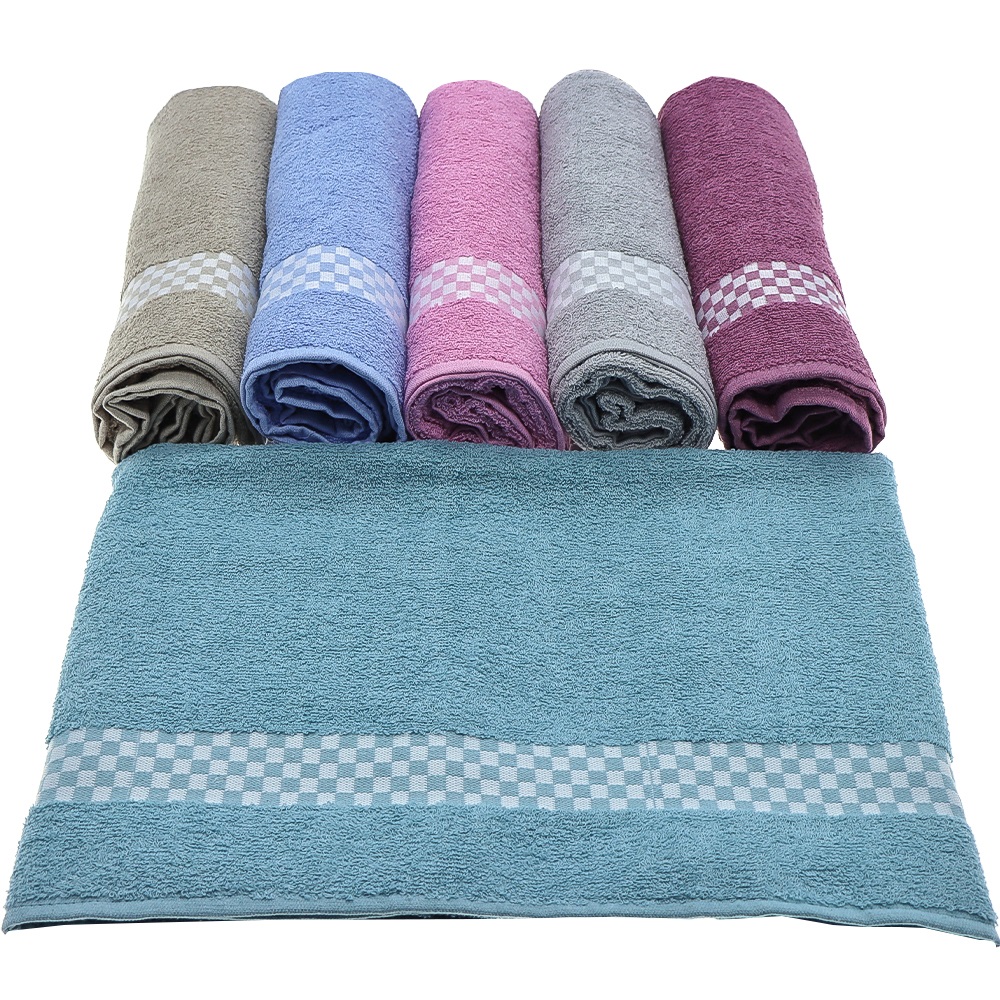 Goncagül 90X150 cm Damalı Banyo Havlusu