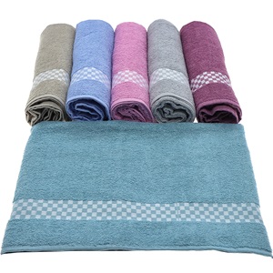 Goncagül 90X150 cm Damalı Banyo Havlusu