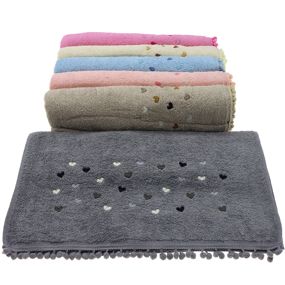 Yoncagül 30x50 cm Ponponlu Mutfak Havlusu