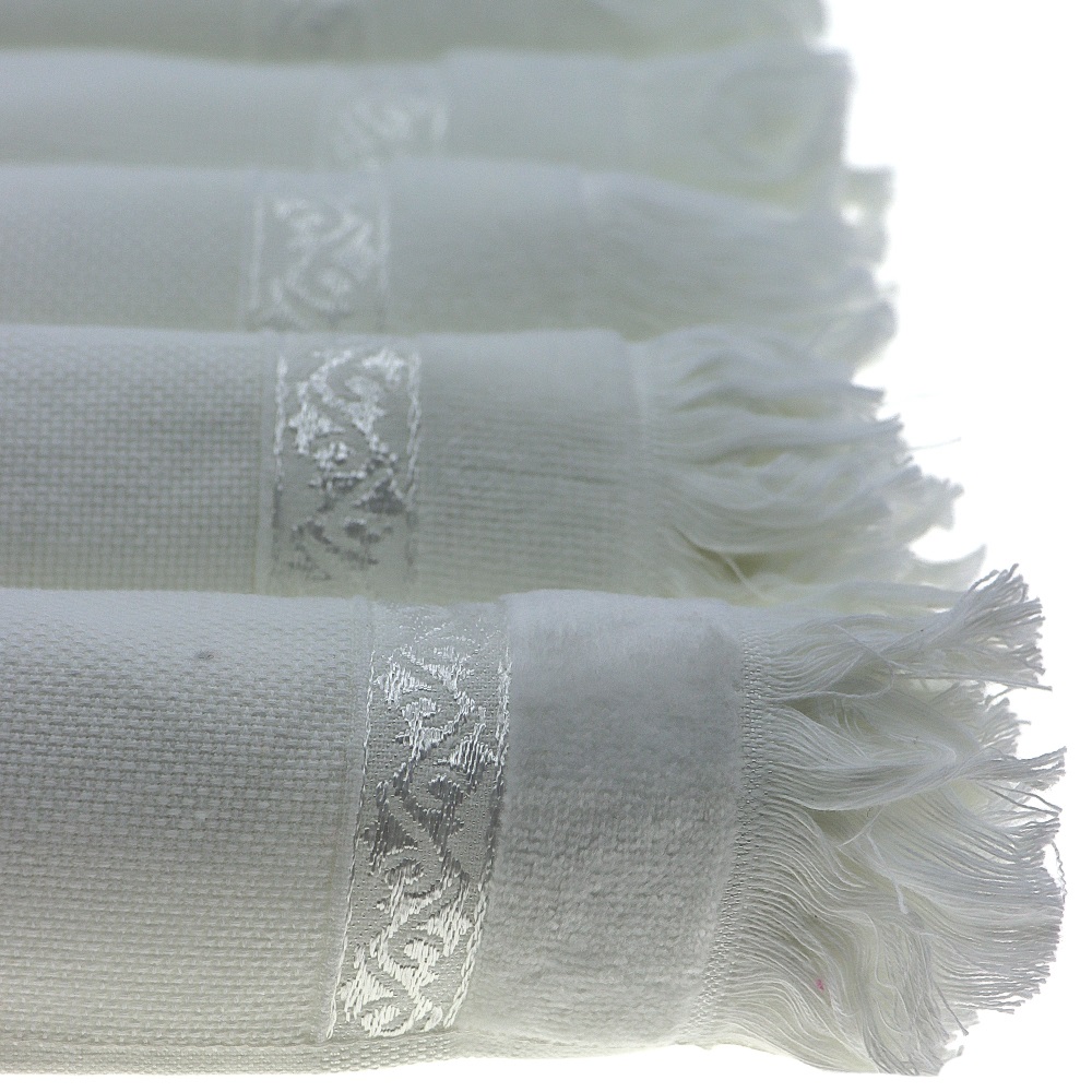 Yoncagül Püsküllü Kadife Etamin 30x50 cm Mutfak Havlusu