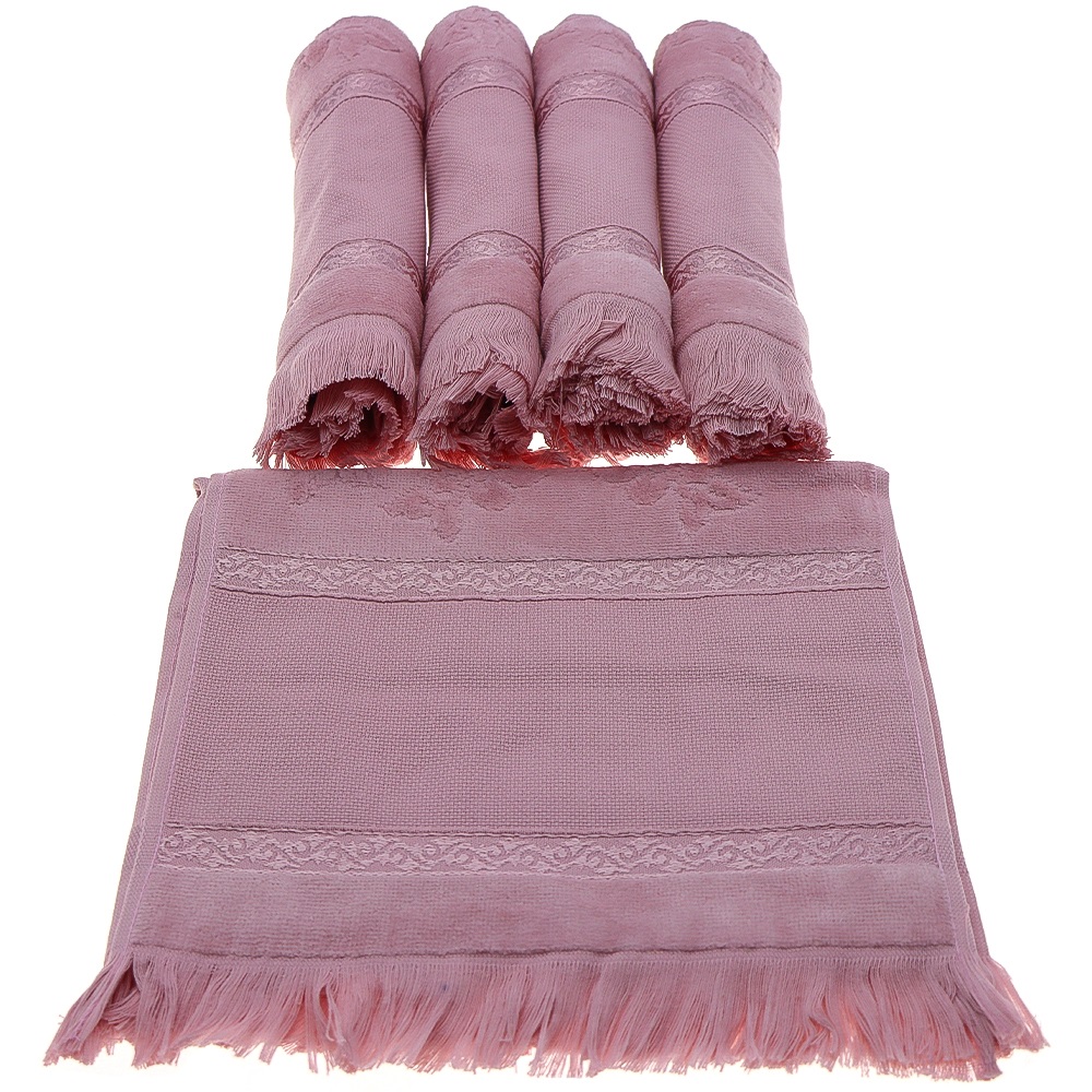 Yoncagül Püsküllü Kadife Etamin 30x50 cm Mutfak Havlusu