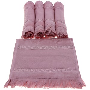 Yoncagül Püsküllü Kadife Etamin 30x50 cm Mutfak Havlusu