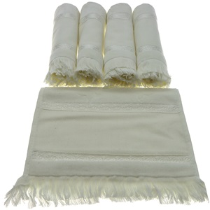 Yoncagül Püsküllü Kadife Etamin 30x50 cm Mutfak Havlusu