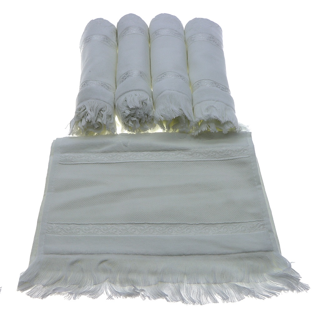 Yoncagül Püsküllü Kadife Etamin 30x50 cm Mutfak Havlusu