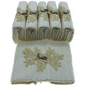 İfh Bukle Kadife Pliseli El Yüz Havlusu 50x90 cm