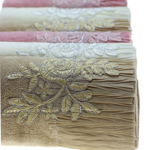 İfh Bukle Kadife Pliseli El Yüz Havlusu 50x90 cm