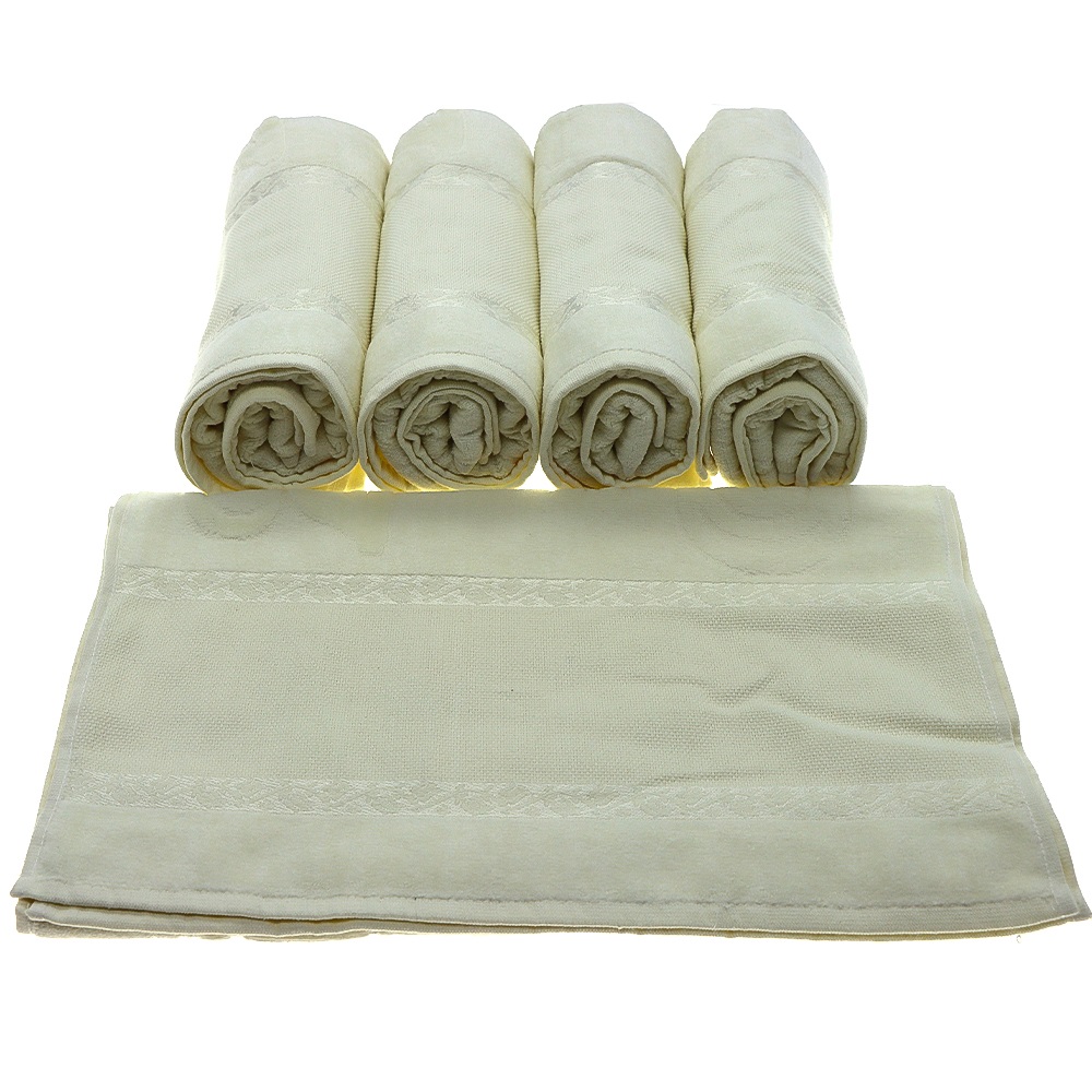 İfh Jakarlı Araboş Kadife El Yüz Havlusu 50x90 cm