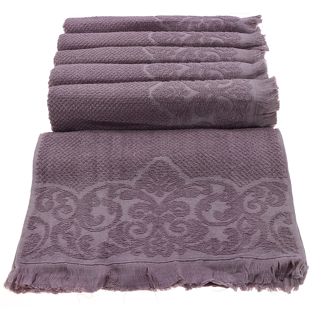 İfh 2500 Jakarlı Saçaklı El Yüz Havlusu 50x90 cm