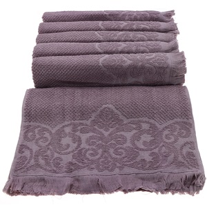 İfh 2500 Jakarlı Saçaklı El Yüz Havlusu 50x90 cm