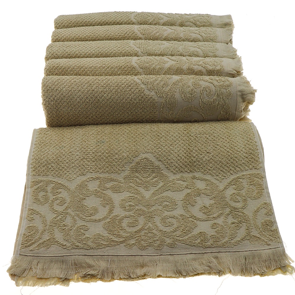 İfh 2500 Jakarlı Saçaklı El Yüz Havlusu 50x90 cm