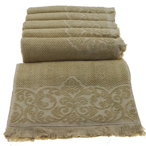 İfh 2500 Jakarlı Saçaklı El Yüz Havlusu 50x90 cm
