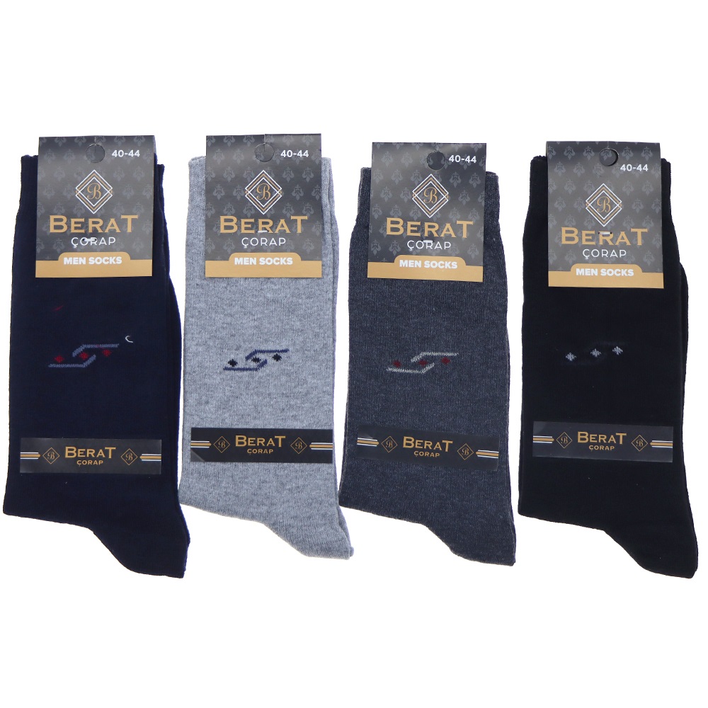 Berat Erkek Likralı Mevsimlik Soket Çorap