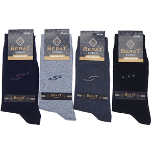 Berat Erkek Likralı Mevsimlik Soket Çorap