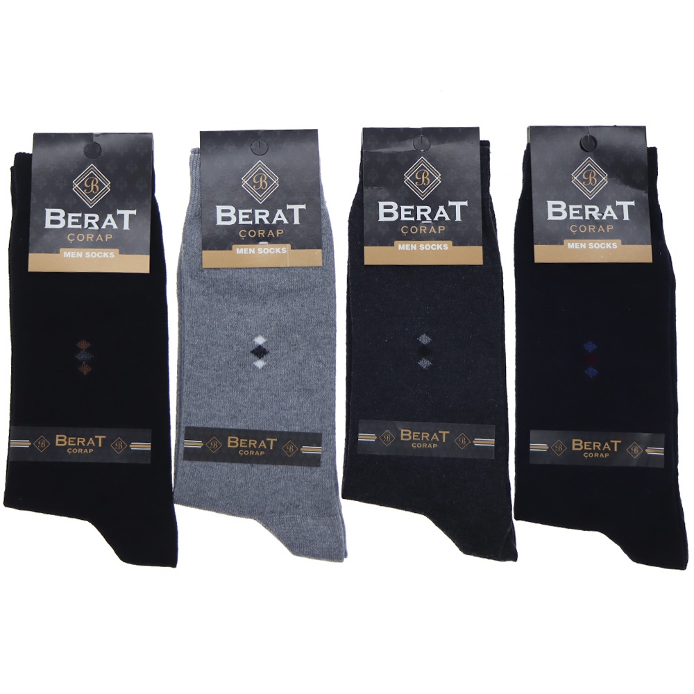 Berat Erkek Likralı Mevsimlik Soket Çorap