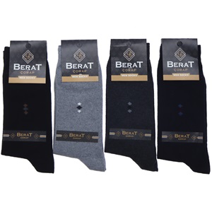 Berat Erkek Likralı Mevsimlik Soket Çorap