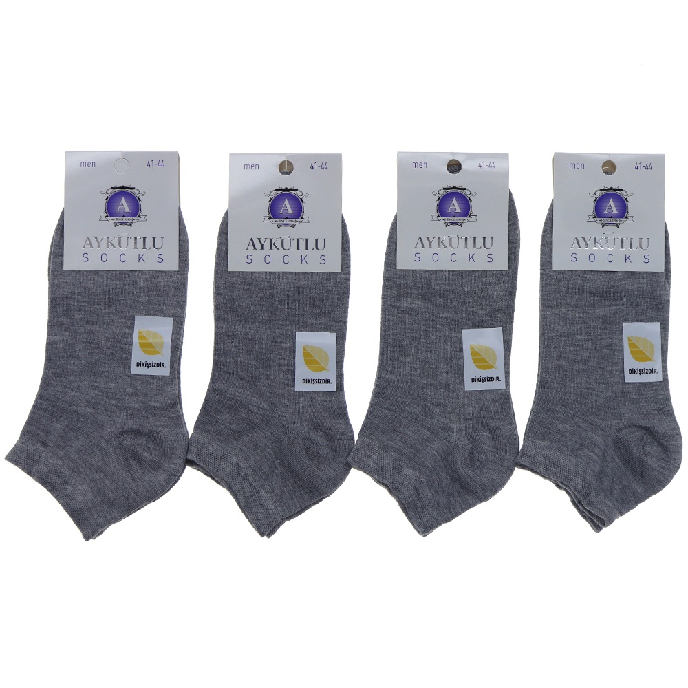 Aykutlu Erkek Modal Likralı Dikişsiz Parfümlü Mevsimlik Patik Çorap