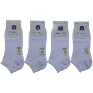 Aykutlu Erkek Modal Likralı Dikişsiz Parfümlü Mevsimlik Patik Çorap
