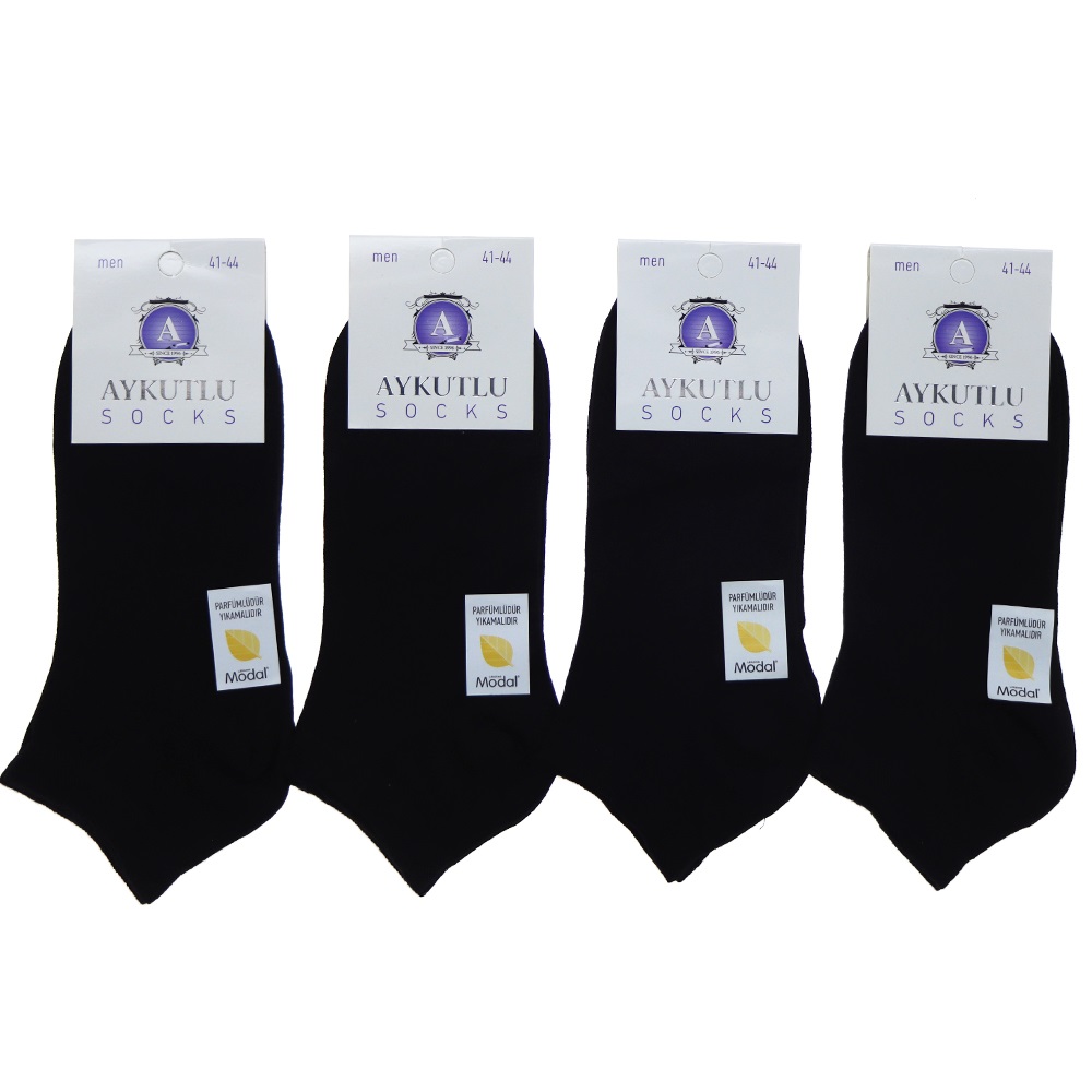 Aykutlu Erkek Modal Likralı Dikişsiz Parfümlü Mevsimlik Patik Çorap
