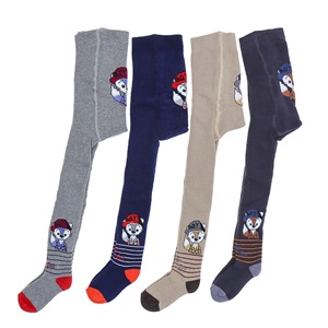 First Kız Çocuk Desenli Külotlu Çorap - Karışık Renk