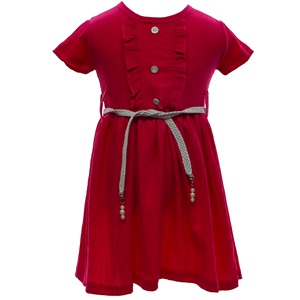 Leydi Lina 336 Kız Çocuk İnci Kemerli Elbise 5-11 Yaş