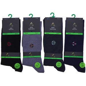 Adg 0018 Erkek Bambu Dikişsiz Likralı Soket Çorap