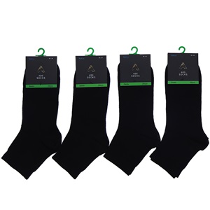 Adg 0017 Erkek Bambu Dikişsiz Likralı Yarım Konç Patik Çorap