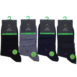 Adg 0017 Erkek Bambu Dikişsiz Likralı Yarım Konç Patik Çorap