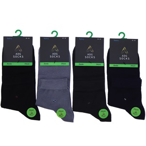Adg 0017 Erkek Bambu Dikişsiz Likralı Yarım Konç Patik Çorap