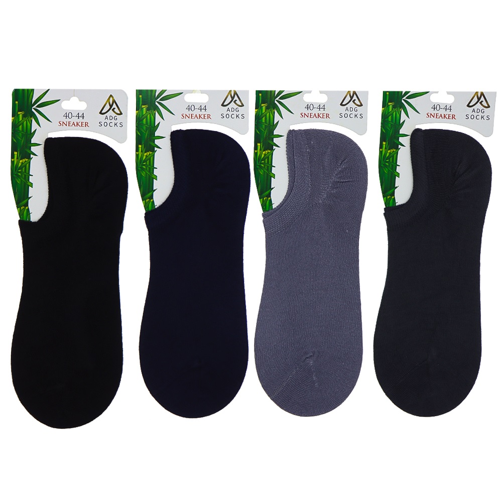 Adg Erkek Bambu Dikişsiz Likralı Sneaker Patik Çorap