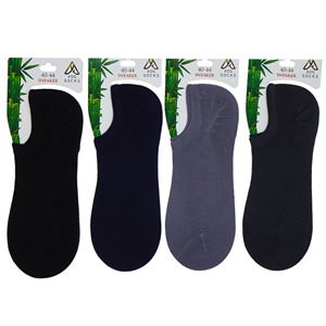 Adg Erkek Bambu Dikişsiz Likralı Sneaker Patik Çorap