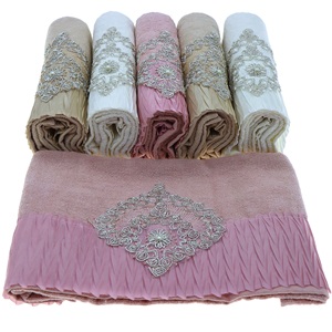 Felisya Kadife Pliseli El Ve Yüz Havlu 50x90cm