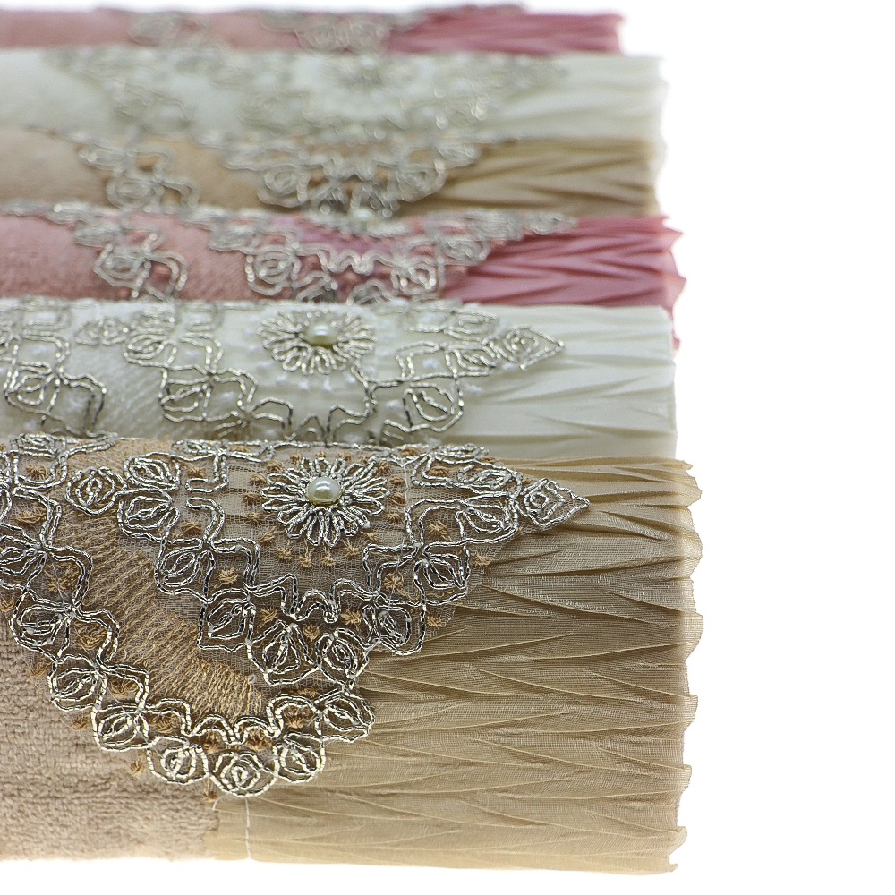 Felisya Kadife Pliseli El Ve Yüz Havlu 50x90cm