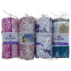 Almira Lastikli Desenli Çift Kişilik Çarşaf Takımı 160x200cm