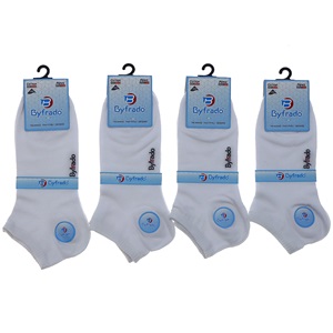 By Frado 9550 Erkek Penye Likralı Dikişsiz Takviyeli Yıkanmış Patik Çorap - Lacivert