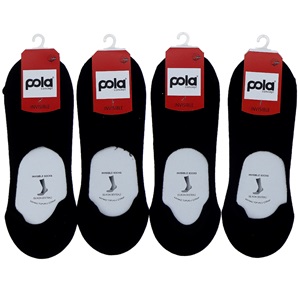 Pola P-201 Erkek Likralı Dikişsiz Suba Babet Çorap- Karışık Renk