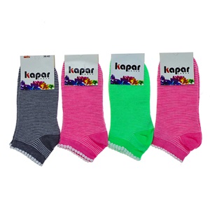 Kapar 0011 Bayan Likralı Penye Patik Çorap