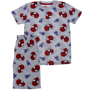 Turgut 0202-0233 Çocuk Spıderman Bas Penye Şortlu Takımı 3-10 Yaş