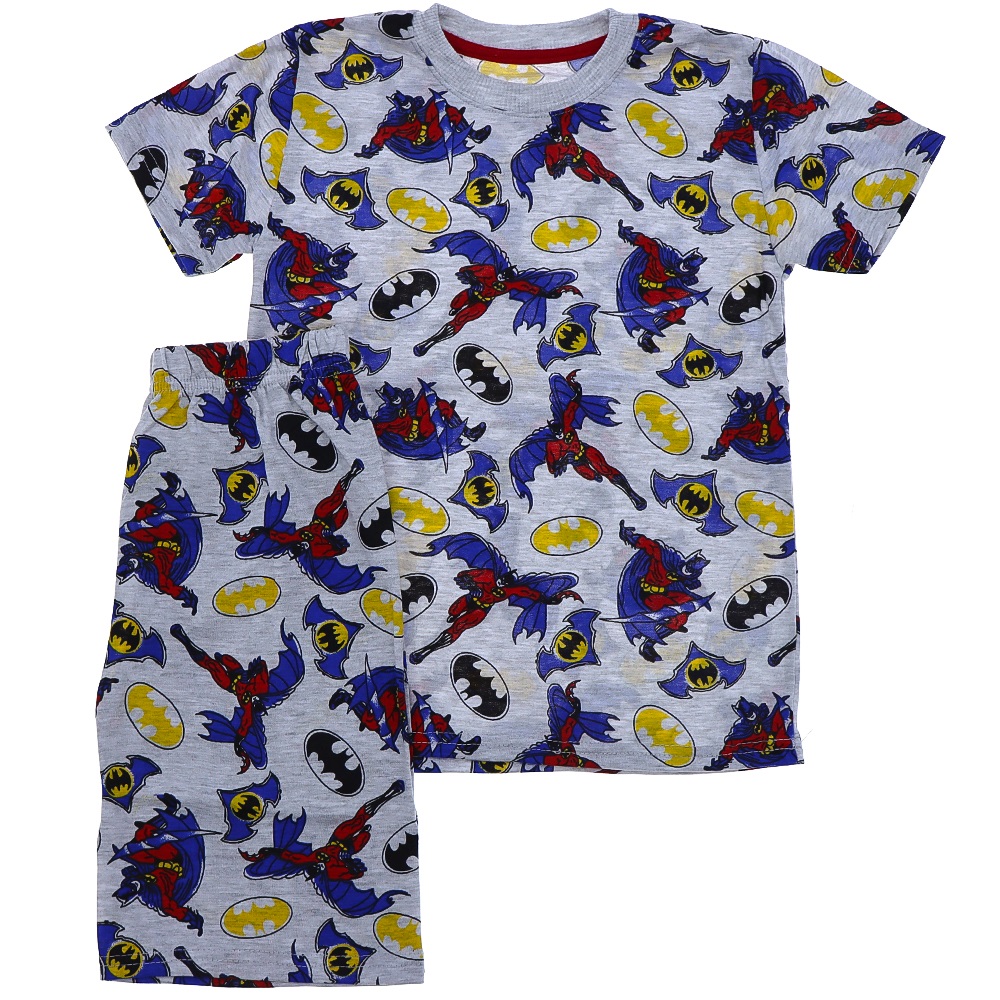 Turgut 0202-0233 Çocuk Batman Bas Penye Şortlu Takımı 3-10 Yaş