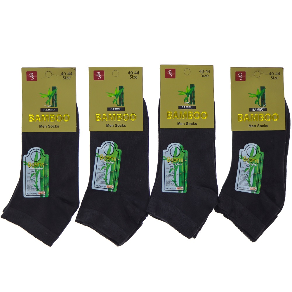 Ogarit Erkek Bambu Likralı Dikişsiz Patik Çorap