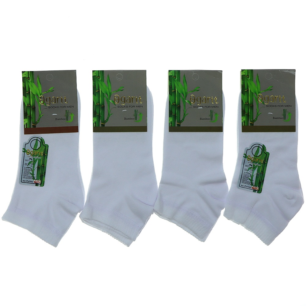 Ogarit Erkek Bambu Likralı Dikişsiz Patik Çorap
