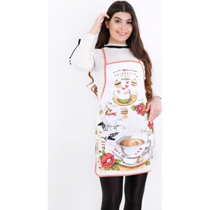 Gülcü Pamuk Pvc Mutfak Önlüğü- Karışık Renk - ASORTİ